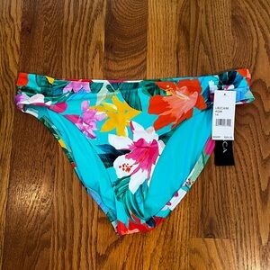 COPY - NWT La Blanca TROPEA Shirred Side Bikini Bottom Size 14